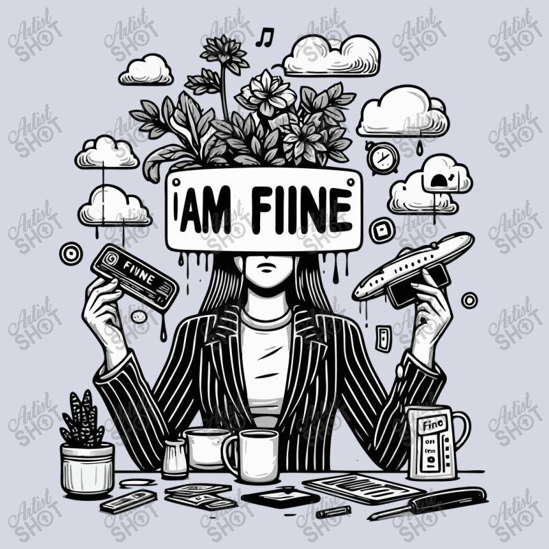 I Am Fine Fleece Short | Artistshot