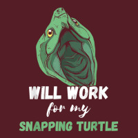 Snapping Turtle Will Work For Snapping Turtle Lover Reptile T Shirt Retro Trucker Cap | Artistshot