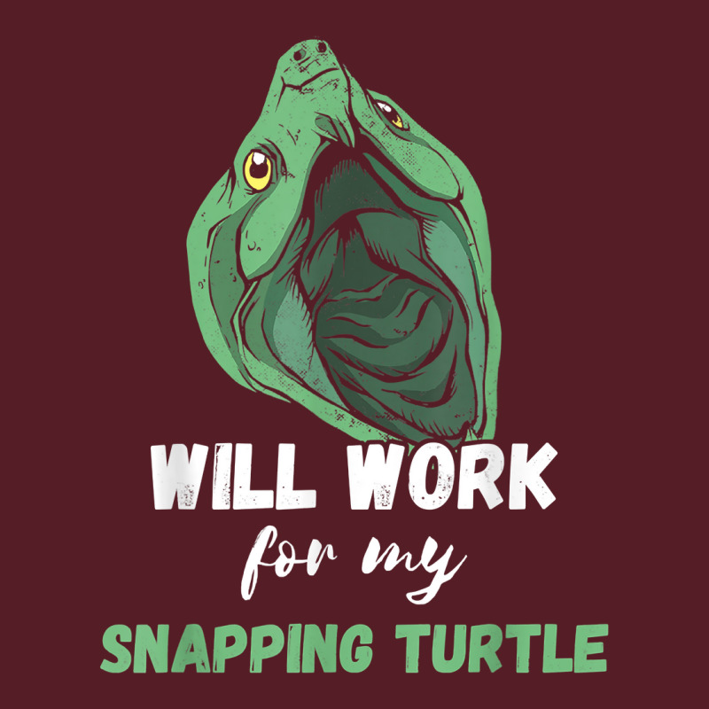 Snapping Turtle Will Work For Snapping Turtle Lover Reptile T Shirt Retro Trucker Cap | Artistshot