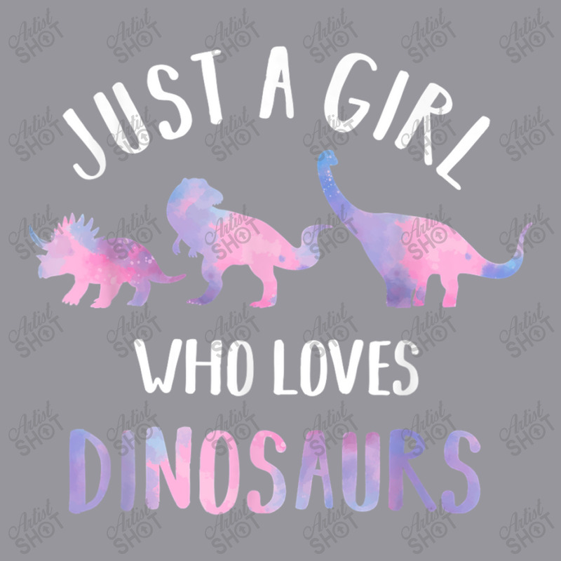 Just A Girl Who Loves Dinosaurs Cute Floral Dino Lover Retro Trucker Cap by Juan-Design | Artistshot