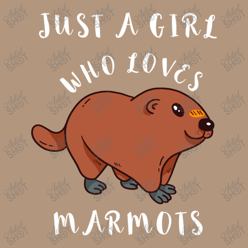 Just A Girl Who Loves Marmots Ground Hog Woodchuck Rodent Long Sleeve Retro Trucker Cap | Artistshot