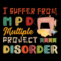 I Suffer From Mpd Multiple Project Disorder Quilt Yarn Retro Vintage Zipper Hoodie | Artistshot