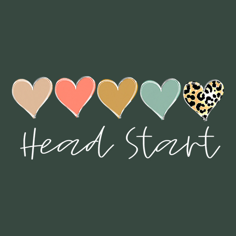 Leopard Hearts Teacher Student, Head Start Back To School T Shirt Seamless Cap by RomanAllen89 | Artistshot