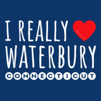 I Really Love (heart) Waterbury Connecticut T Shirt Seamless Cap | Artistshot