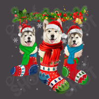 Three Alaskan Malamutes In Christmas Socks T Shirt 5 Panel Snapback Cap | Artistshot