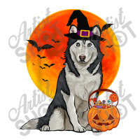 Dog Halloween Siberian Husky Jack O Lantern Pumpkin 5 Panel Snapback Cap | Artistshot