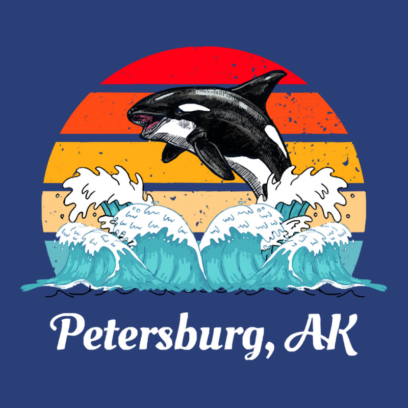 Petersburg T  Shirt Petersburg Alaska Distressed Orca Killer Whale Wav Pa Trucker Cap by baroncrona555 | Artistshot