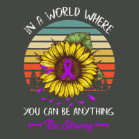 Alzheimers Awareness T  Shirt In A World Where Anything Be Strong Sunf Pa Trucker Cap | Artistshot