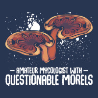 Mushroom T  Shirt Mushrooms   Questionable Morels   Funny Mycologist P Men Denim Jacket | Artistshot