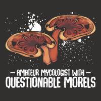 Mushroom T  Shirt Mushrooms   Questionable Morels   Funny Mycologist P Champion Hoodie | Artistshot