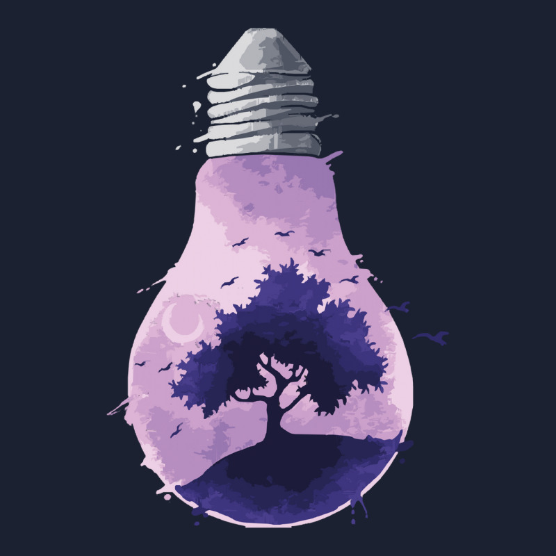 Bulb Of Light T  Shirt Bulb Of Light   Purple Nature T  Shirt Basic Backpack | Artistshot