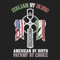 Italian By Blood American By Birth Patriot By Choice T Shirt Basic Backpack | Artistshot