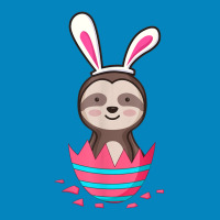 Cute Sloth In Easter Egg With Bunny Ears For Easter Fashion Visor | Artistshot