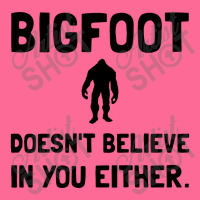 Bigfoot Does Not Believe In You Either Funny Fashion Visor | Artistshot