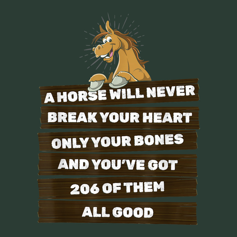 A Horse Will Never Break Your Heart   Horseback Riding Horse T Shirt Fashion Visor by tamkyfashions | Artistshot