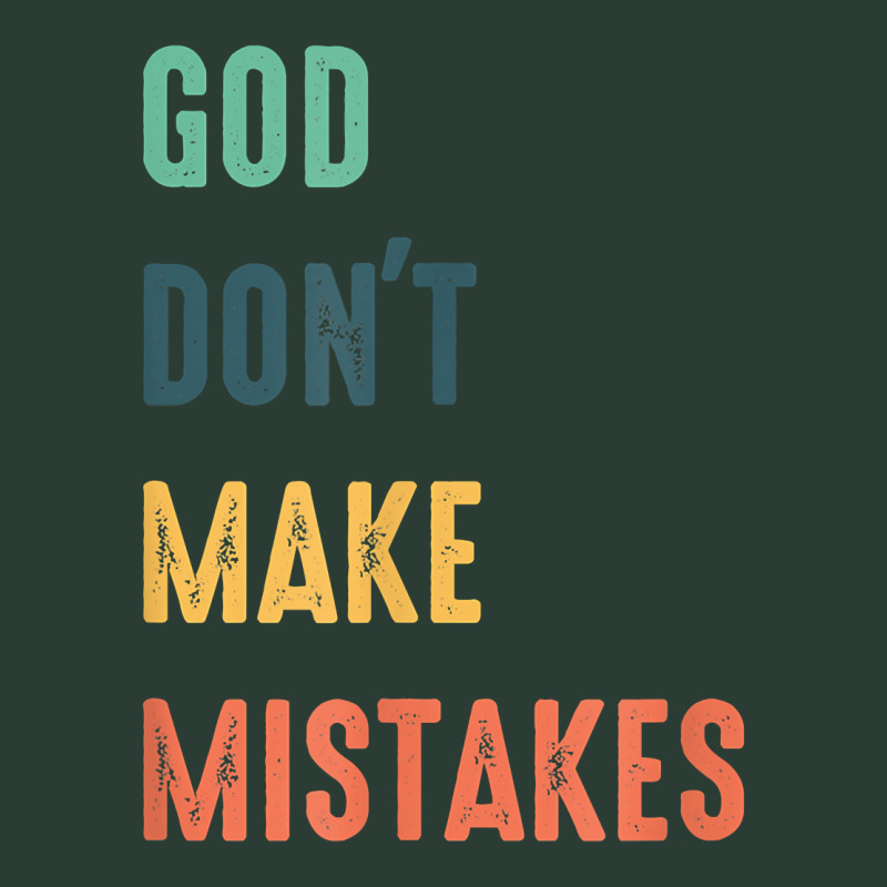 God Don't Make Mistakes T Shirt Fashion Visor by atereabag | Artistshot