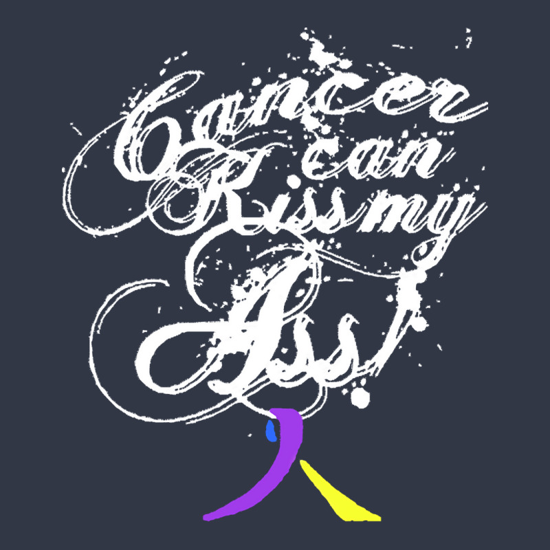 Bladder Cancer T  Shirt Cancer Can Kiss My Ass! Bladder ( Blue, Yellow Nike Dri-FIT Cap by elsie72807 | Artistshot