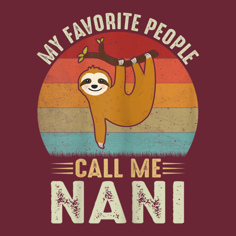 Womens My Favorite People Call Me Nani Cute Sloth Lover Grandma Nike Dri-FIT Cap by ThienThuong | Artistshot