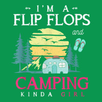 Im A Flip Flops And Camping Kinda Girl Camper Women Camping T Shirt Nike Dri-fit Cap | Artistshot