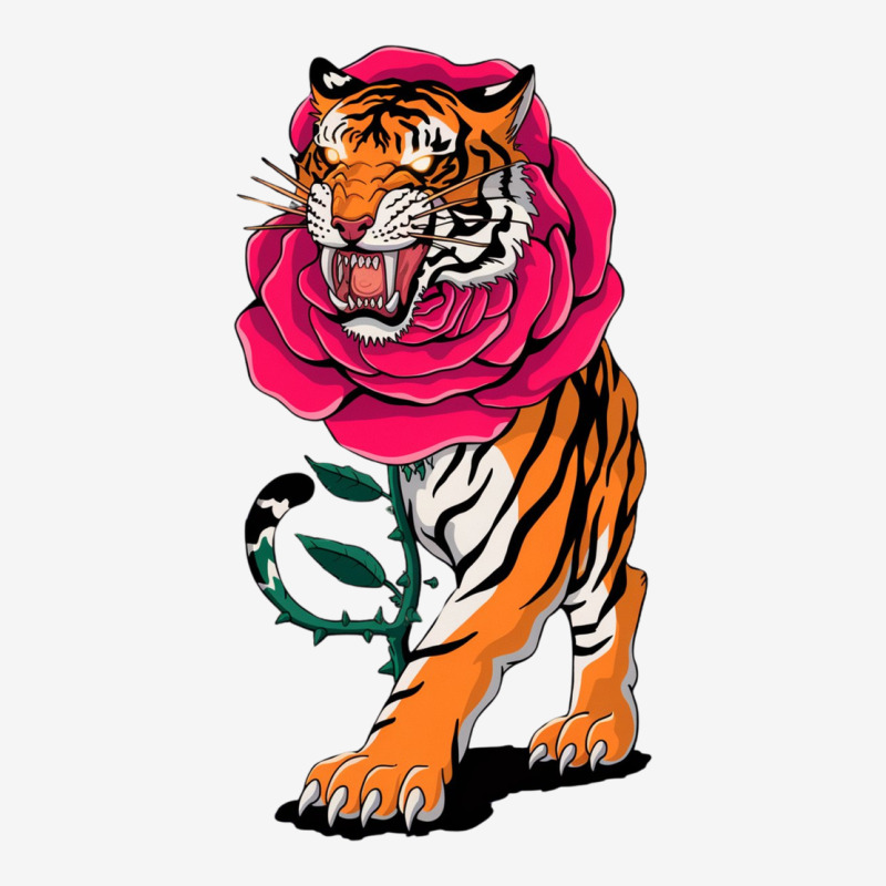 A Tiger And A Rose Graphic Youth T-shirt by Sandy | Artistshot