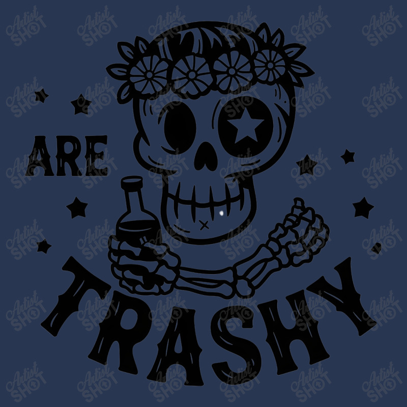 Are Trashy Men Denim Jacket by ArtMikailah | Artistshot