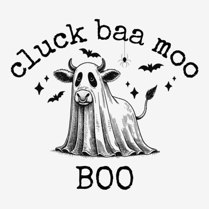 Cluck Baa Moo Boo Halloween Adjustable Cap by Sandy | Artistshot