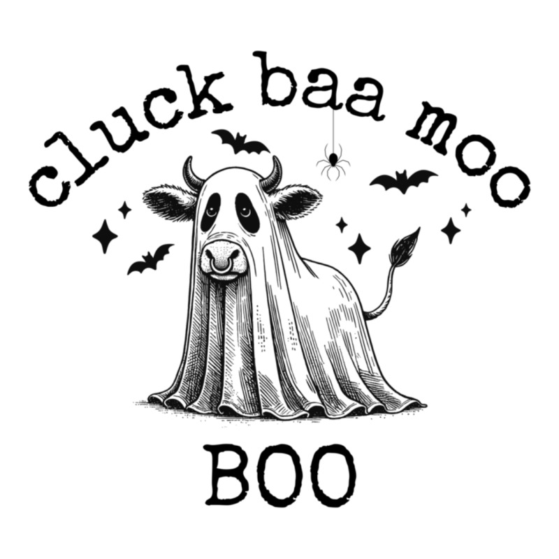 Cluck Baa Moo Boo Halloween Mesh Back Trucker Hat by Sandy | Artistshot