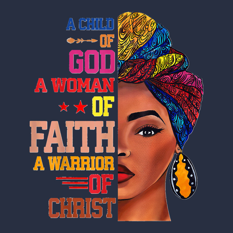 75.a Child Of God, A Warrior Of Christ, Black Girl Juneteenth Retro Trucker Cap | Artistshot