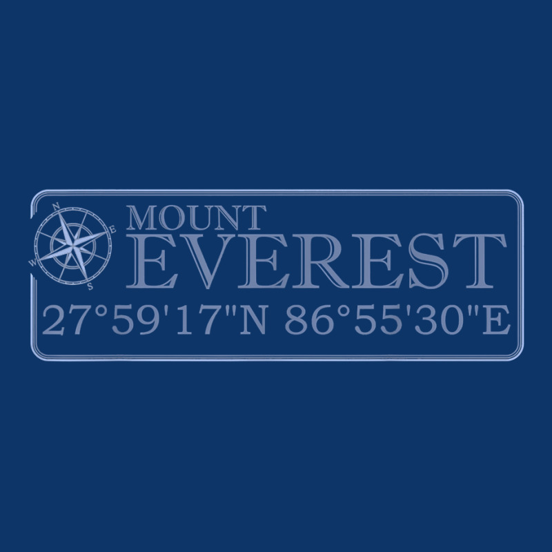 Mount Everest Gift Mt Everest Peak Location Map Coordinates T Shirt Seamless Cap by munceylsareiasjr | Artistshot