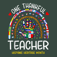 One Thankful Teacher Hispanic Heritage Month Countries T Shirt Seamless Cap | Artistshot