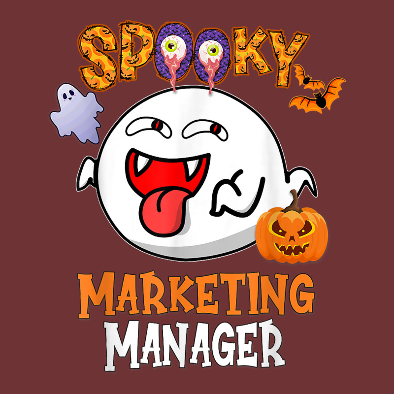 Boo Halloween Costume Spooky Marketing Manager T Shirt Seamless Cap by dubrayhecallezhd | Artistshot