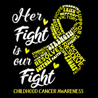 Childhood Cancer Awareness T  Shirt Childhood Cancer Awareness Her Fig Men's Long Sleeve Pajama Set | Artistshot