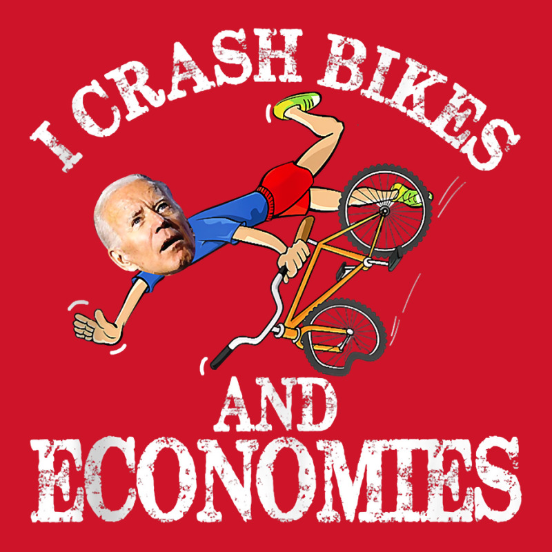 Joe Biden Falling Off Bike I Crash Bikes And Economies Tank Top Yupoong Trucker Cap | Artistshot