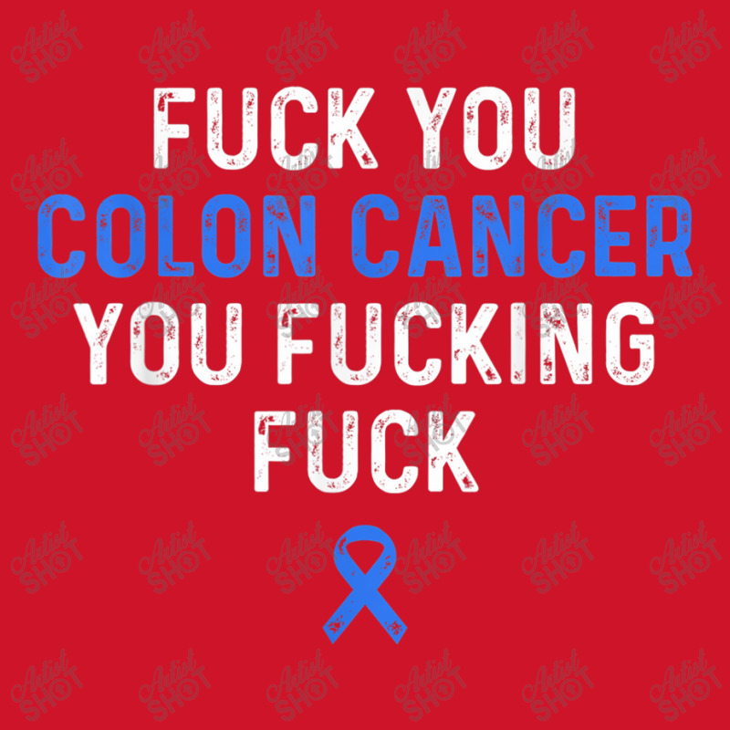 Fuck Colon Cancer Funny Awareness Blue Ribbon Women & Men Yupoong Trucker Cap by LaytonDesign | Artistshot