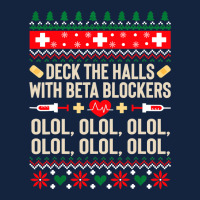 Deck The Halls With Beta Blockers Nurse Ugly Christmas Sweatshirt Foam Snapback Hat | Artistshot