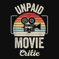 Retro Vintage Unpaid Movie Critic Film Cinema Motion Picture T Shirt Foam Snapback Hat | Artistshot