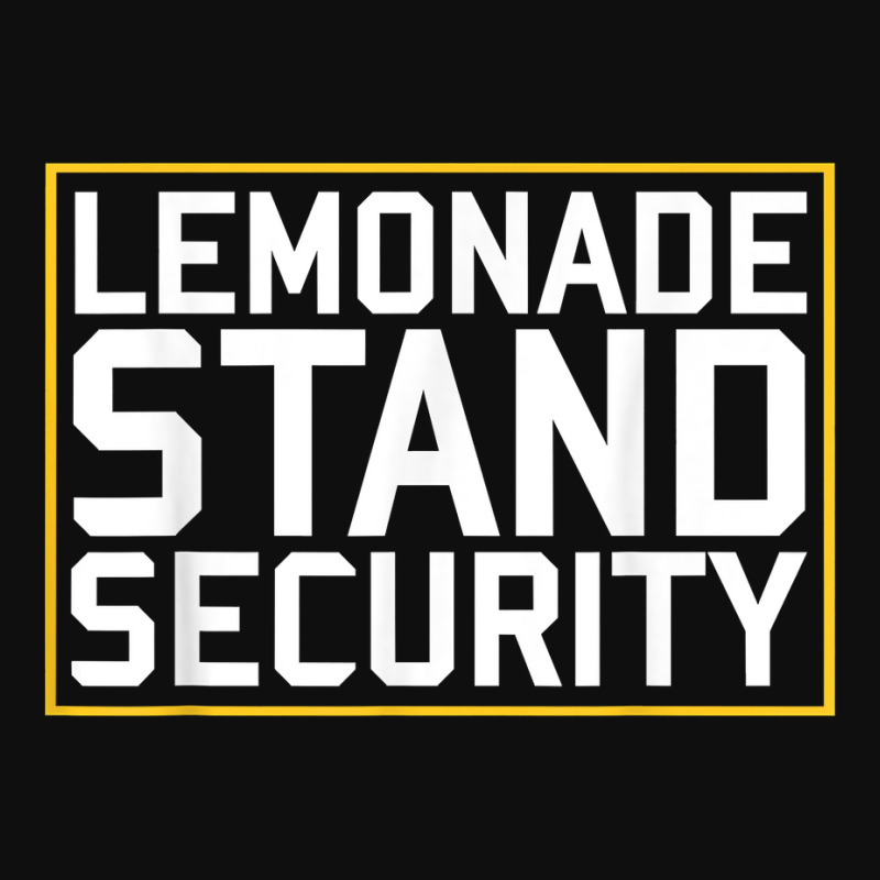 Lemonade Stand Security Lemonade Security T Shirt Foam Snapback hat by sabadmscoastlw | Artistshot