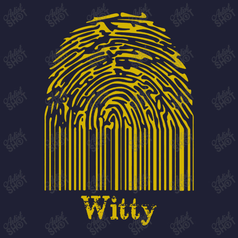 Witty Fingerprint 5 Panel Snapback Cap | Artistshot