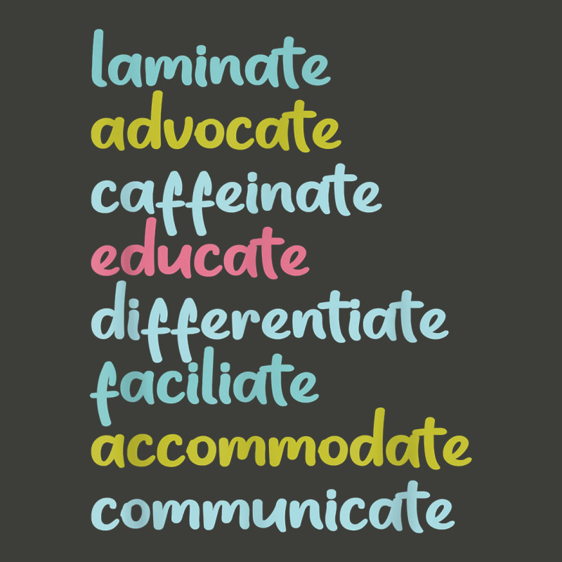 Laminate Advocate Caffeinate Educate T Shirt Pa Trucker Cap by rostinoko | Artistshot