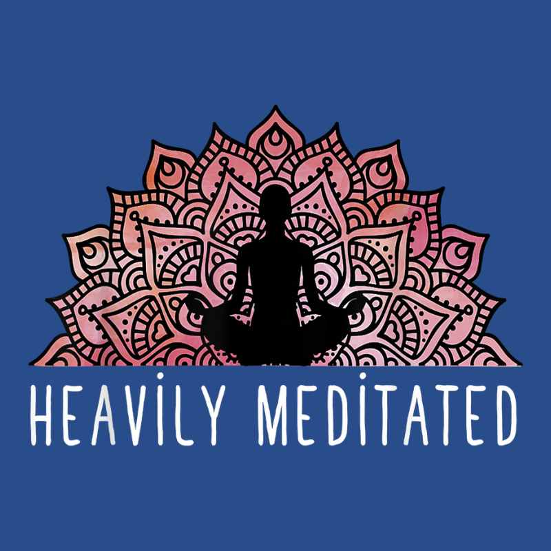 Heavily Meditated   Spiritual Daily Meditation Yoga T Shirt Basic Backpack | Artistshot