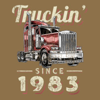 Womens Truckin Since 1983 Trucker Big Rig Driver 39th Birthday V Neck Fashion Visor | Artistshot