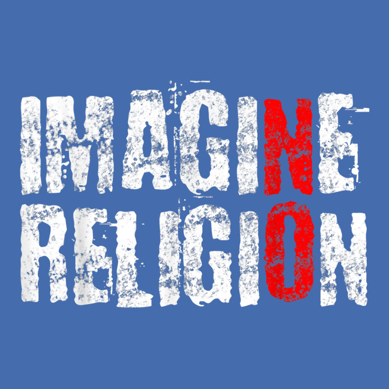 Atheism Imagine Antireligion White Distressed Rational T Shirt Fashion Visor by saldeenshakir | Artistshot