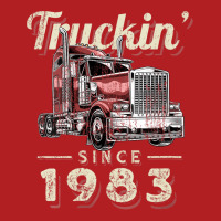 Womens Truckin Since 1983 Trucker Big Rig Driver 39th Birthday V Neck Nike Dri-fit Cap | Artistshot