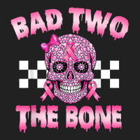 Bad Two The Bone Pink Skull Pink Ribbon Bad 2 The Basic Youth T-shirt | Artistshot