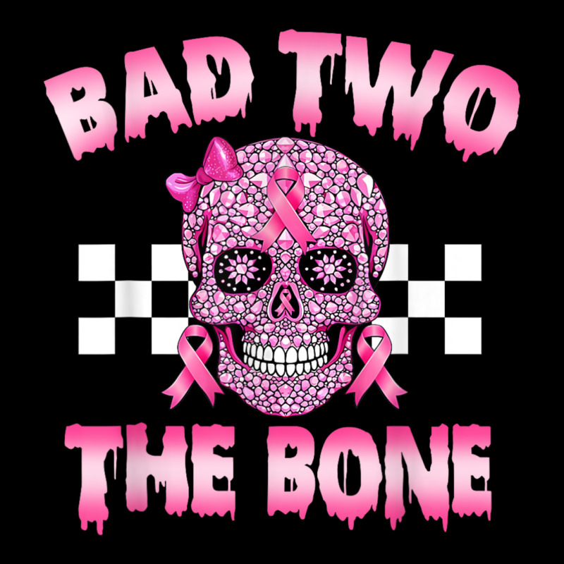 Bad Two The Bone Pink Skull Pink Ribbon Bad 2 The Urban Pullover Hoodie by Sandy | Artistshot