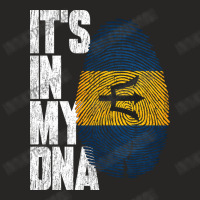 It's In My Dna Barbadian Proud Barbados Flag Ladies Fitted T-shirt | Artistshot