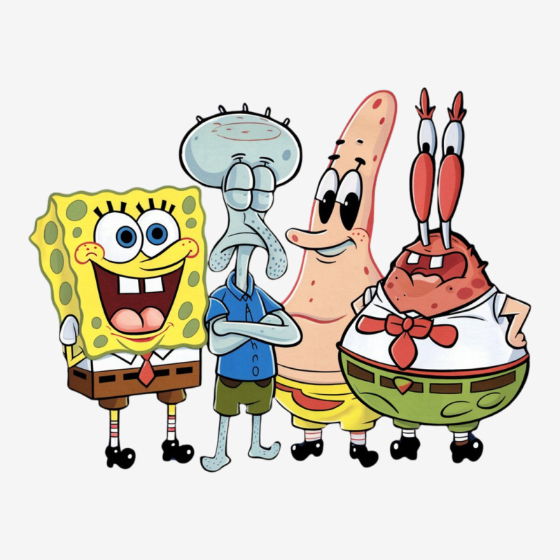 The Characters Are Spongebob, Patrick Star, Squidw Urban Pullover Hoodie by Sandy | Artistshot