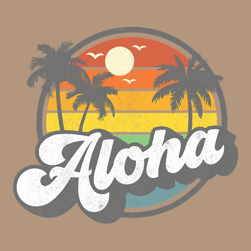 Aloha Hawaii Hawaiian Island Vacation Palm Trees Beach Gift Retro Trucker Cap by trokeryth | Artistshot