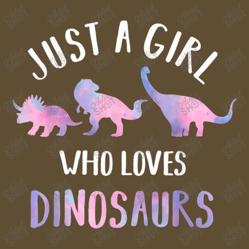 Just A Girl Who Loves Dinosaurs Cute Floral Dino Lover Seamless Cap by Juan-Design | Artistshot