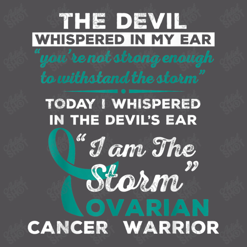 I Am The Storm Ovarian Cancer Warrior Yupoong Trucker Cap | Artistshot